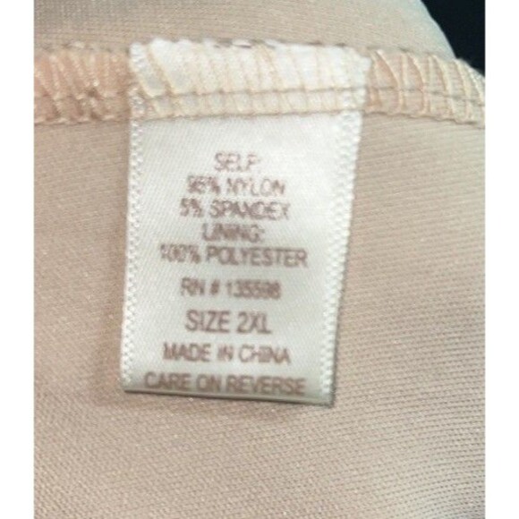 LIBERTY LOVE Black Lace Sleeveless Blouse V Neck Size 2XL NWT - Picture 8 of 8